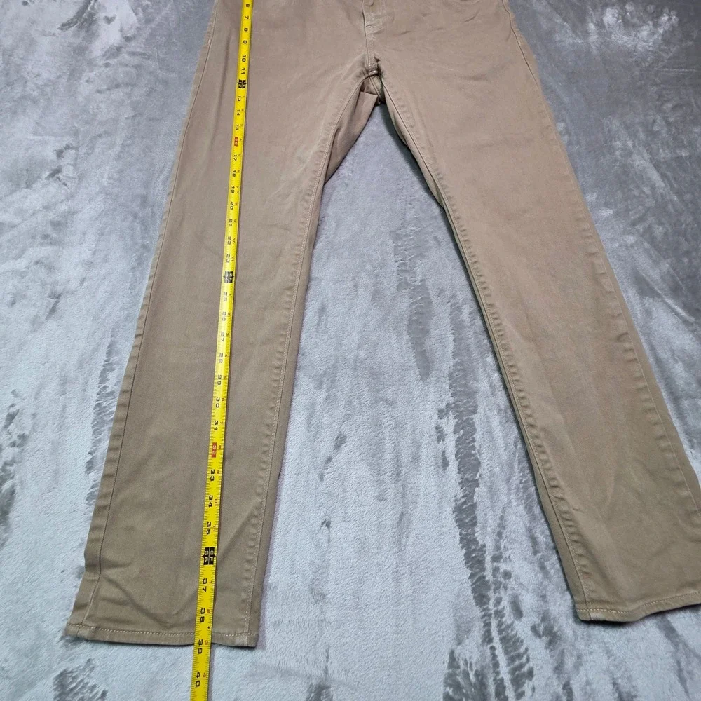 J.Crew Flex Slim Fit Khaki Pants Mens 32x30 Tan Stretch Chino 5-Pocket 1242